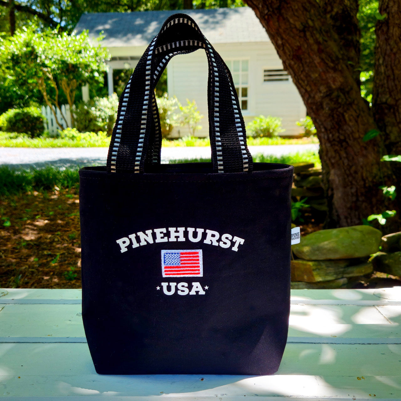 Pinehurst USA Mini Flag Tote